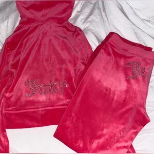Juicy Couture pink tracksuit